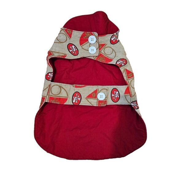Custom San Francisco 49ers NFL Football Dog Vest Jacket Bulldog Large - Picture 6 of 6